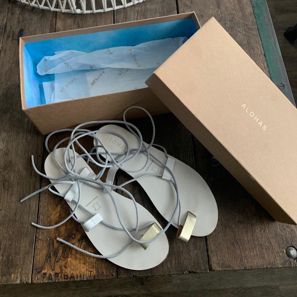 Alohas Free People Carmen leather sandal